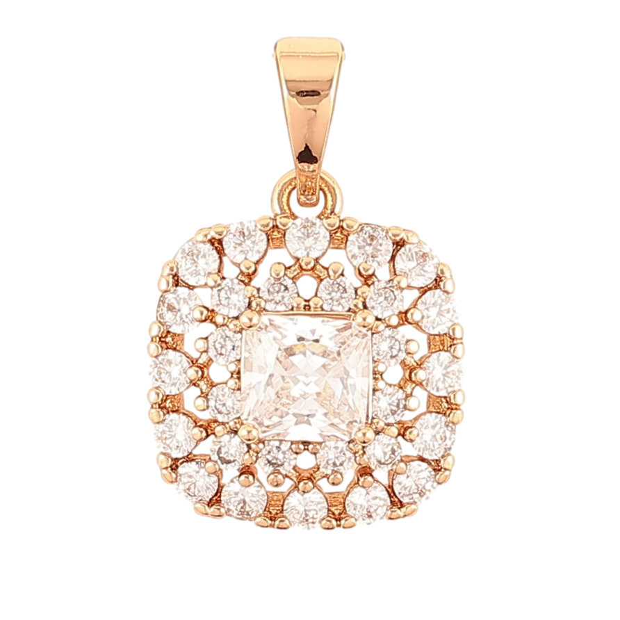 Кулон Xuping Позолота 18K «Інкрустація цирконієм з фіанітом» для ланцюжка до 5мм фото №1