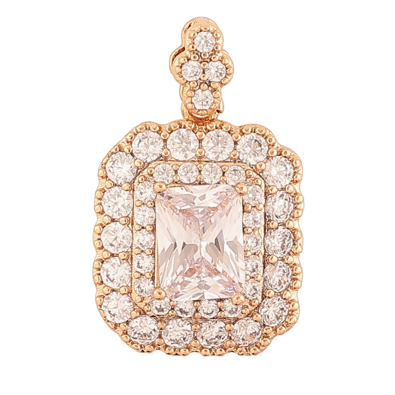 Кулон Xuping Позолота 18K «Інкрустація цирконієм» для ланцюжка до 2мм фото №7