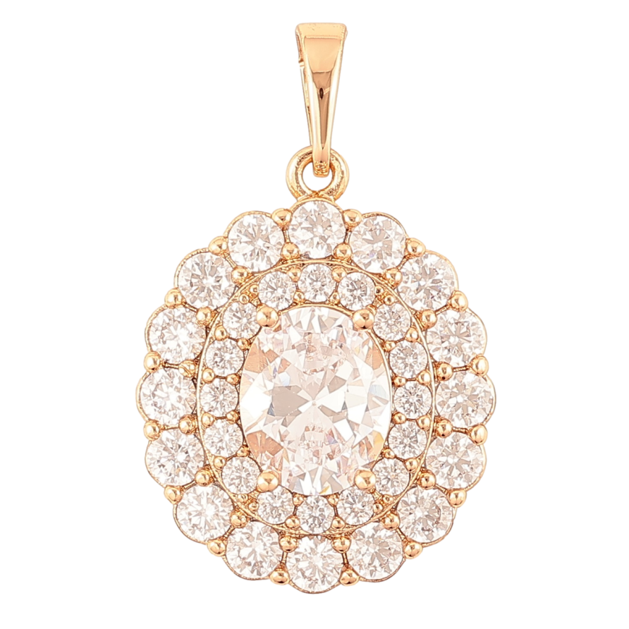 Кулон Xuping Позолота 18K «Інкрустація цирконієм» для ланцюжка до 6мм фото №1