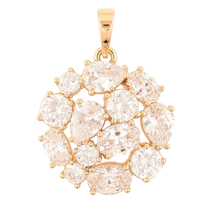 Кулон Xuping Позолота 18K Инкрустация цирконием для цепочки до 6мм фото №10