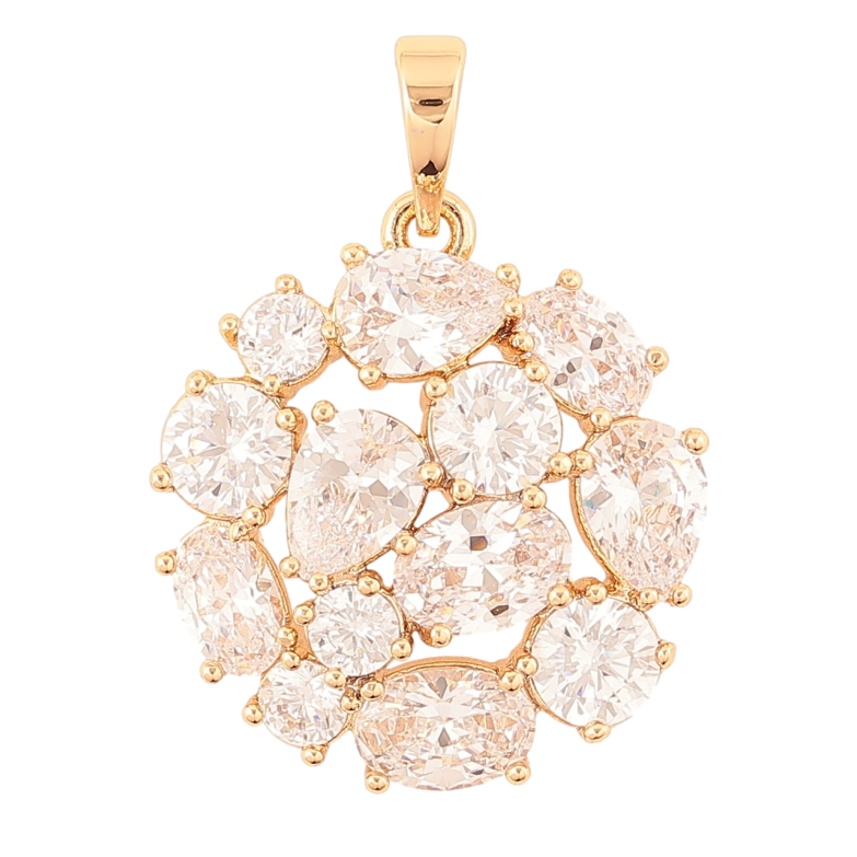 Кулон Xuping Позолота 18K «Інкрустація цирконієм» для ланцюжка до 6мм фото №2