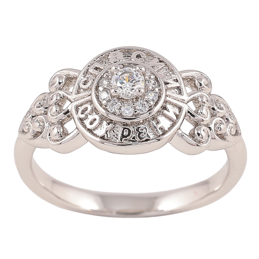 Каблучка Xuping Родій Напис «Спаси і Збережи» з декоративним візерунком» фото №1 Каблучка Xuping Родій Напис «Спаси і Збережи» з декоративним візерунком» фото №1