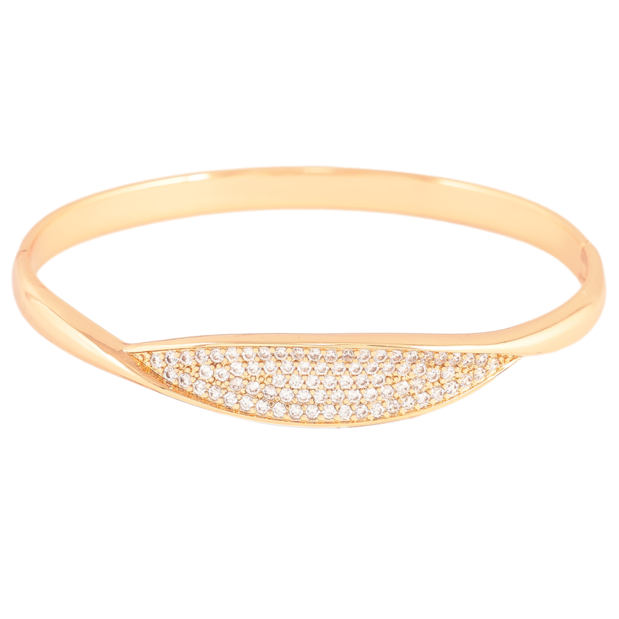 Браслет Xuping Позолота 18K Инкрустация цирконием ø 6см фото №1