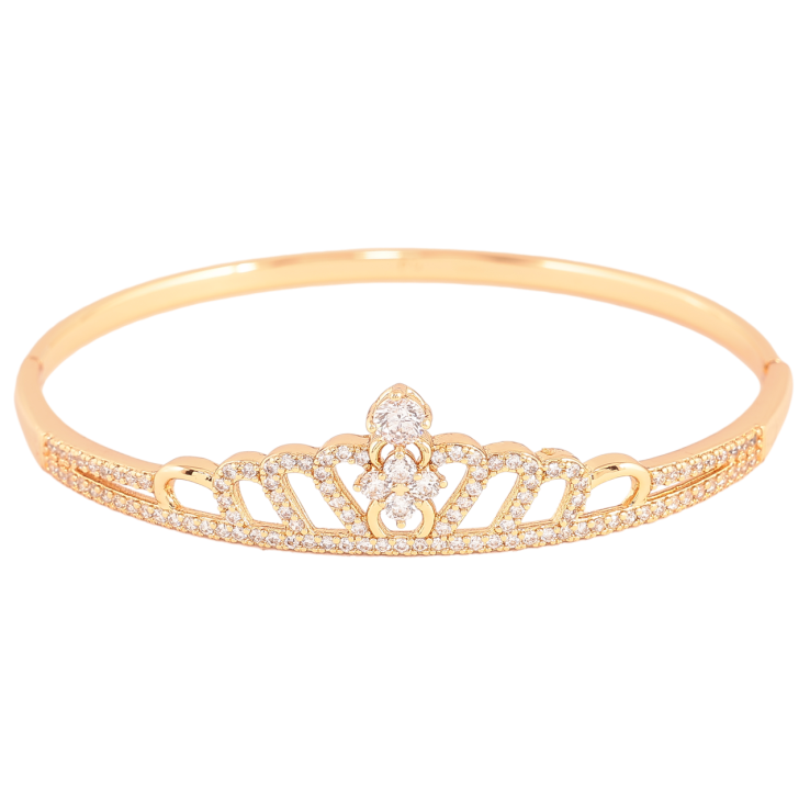 Браслет Xuping Позолота 18K «Корона» ø 6см фото №8 Браслет Xuping Позолота 18K «Корона» ø 6см фото №8