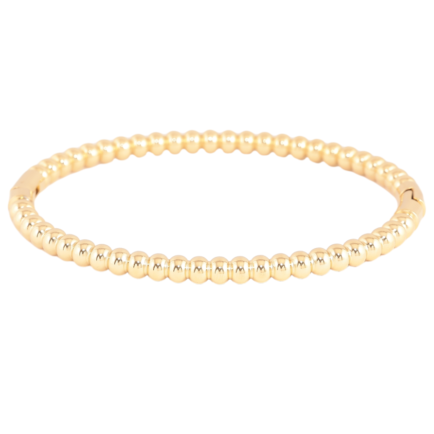 Браслет Xuping ТТМ Stainless Steel цвет 14K Узор шарики ø 6.1см фото №1