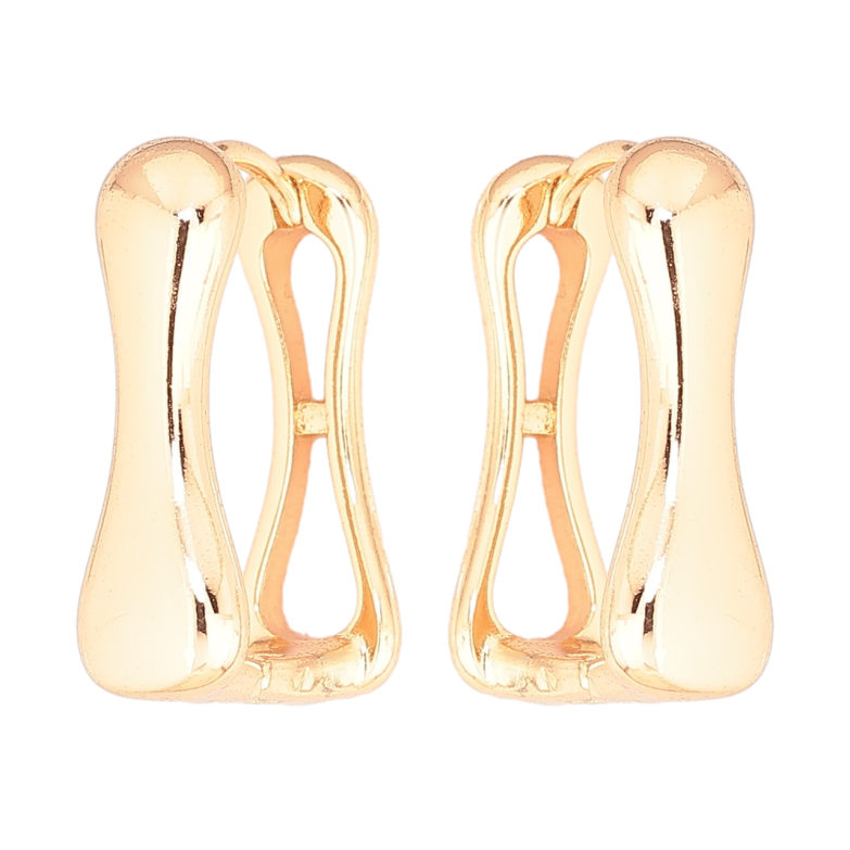 Сережки Xuping Позолота 18K колечка «Фігурні» фото №1