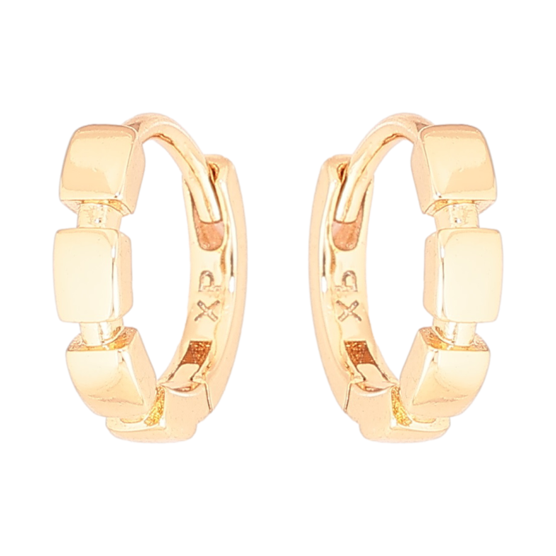 Серьги Xuping Позолота 18K колечки Декоративный узор фото №1 Серьги Xuping Позолота 18K колечки Декоративный узор фото №1