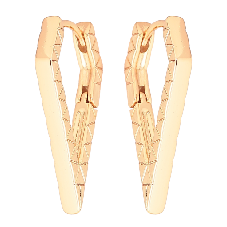 Серьги Xuping Позолота 18K колечки Декоративный узор фото №8 Серьги Xuping Позолота 18K колечки Декоративный узор фото №8