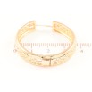 Серьги Xuping Позолота 18K колечки Резной узор фото №2 Серьги Xuping Позолота 18K колечки Резной узор фото №2