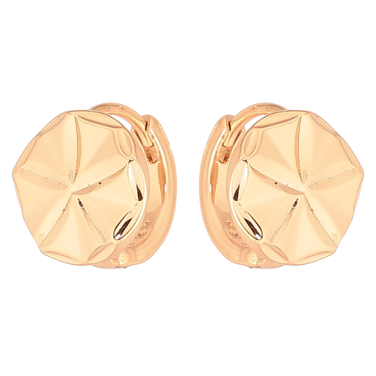 Серьги Xuping Позолота 18K колечки Декоративный узор фото №9