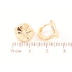 Серьги Xuping Позолота 18K колечки Декоративный узор фото №2