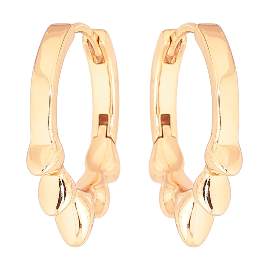 Серьги Xuping Позолота 18K колечки Декоративный узор фото №1 Серьги Xuping Позолота 18K колечки Декоративный узор фото №1