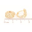 Серьги Xuping Позолота 18K колечки Декоративный узор фото №2