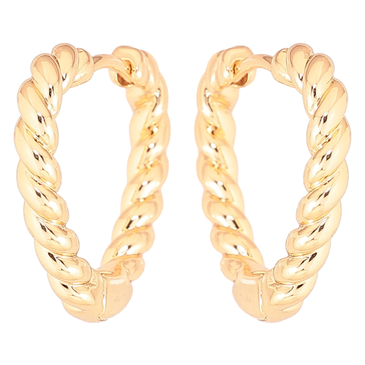 Серьги Xuping Позолота 18K колечки Декоративный узор фото №4