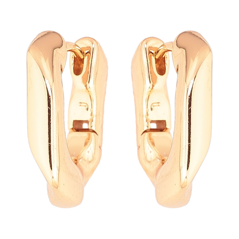Сережки Xuping Позолота 18K колечка «Фігурні» фото №1 Сережки Xuping Позолота 18K колечка «Фігурні» фото №1