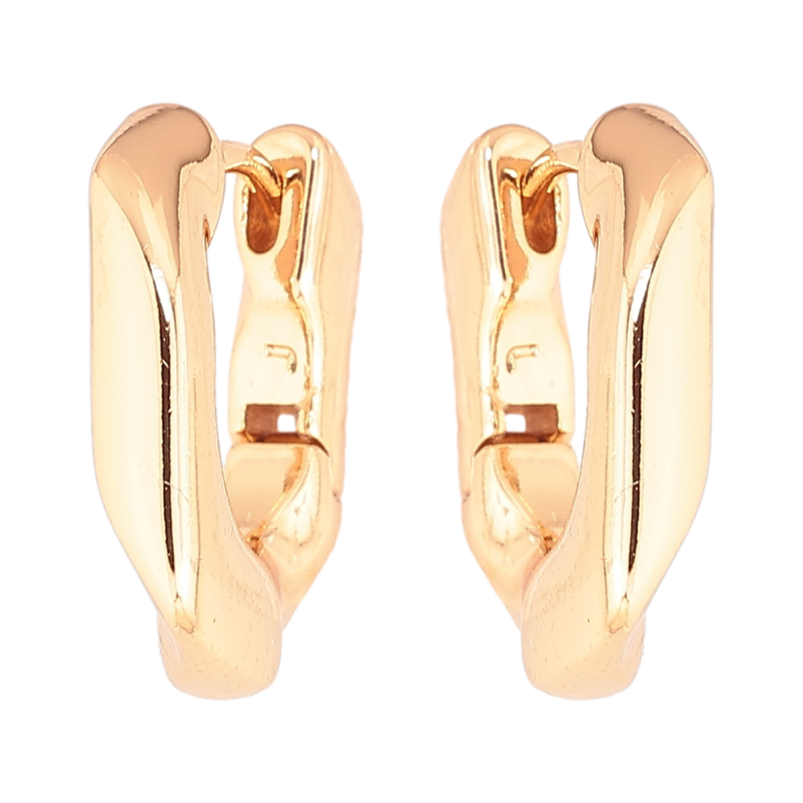 Сережки Xuping Позолота 18K колечка «Фігурні» фото №1