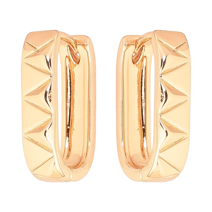 Серьги Xuping Позолота 18K колечки Декоративный узор фото №8