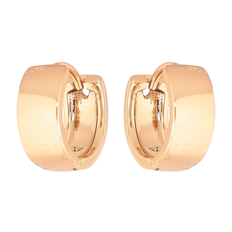 Серьги Xuping Позолота 18K колечки Классика, шир. 5мм ø 13мм фото №1 Серьги Xuping Позолота 18K колечки Классика, шир. 5мм ø 13мм фото №1