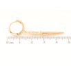 Серьги Xuping Позолота 18K подвески на колечках Кинжалы фото №2