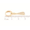 Серьги Xuping Позолота 18K подвески на колечках Декоративные подвески фото №2