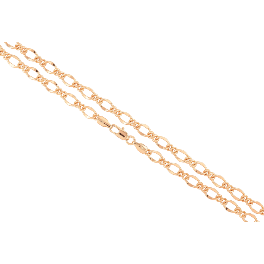 Ланцюжок Xuping M&L Колір 18К «Плетіння Фантазійне довжина 45см х 6мм фото №1