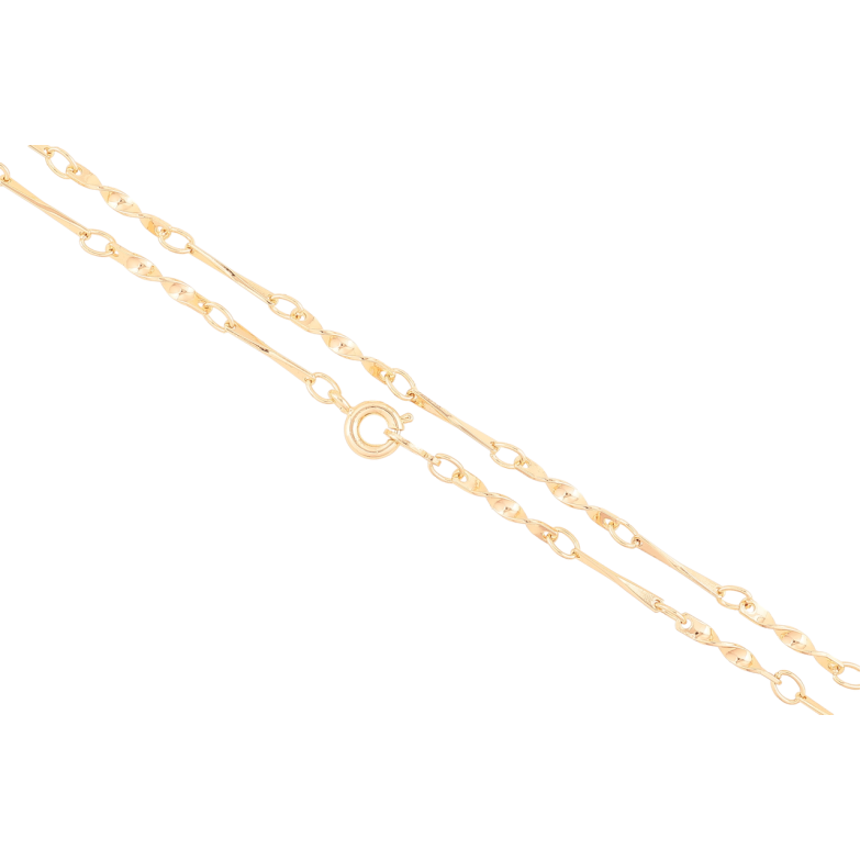 Цепочка Xuping M&L Цвет 18К Плетение Фантазийное длина 45см х 2мм фото №1