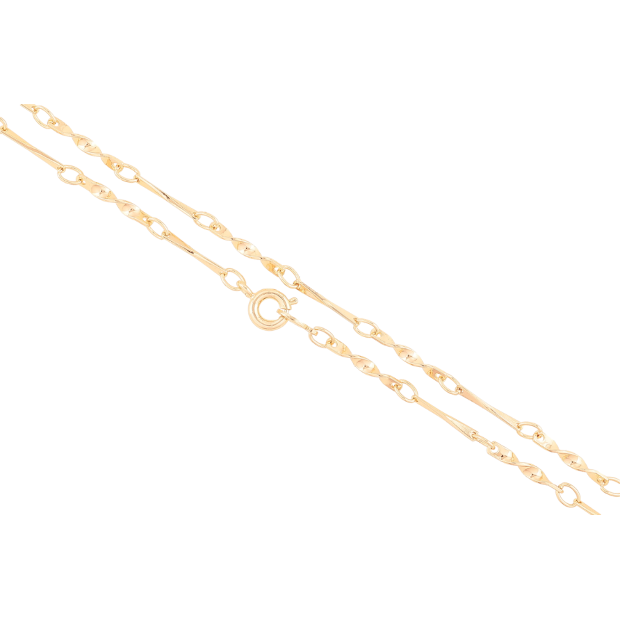 Цепочка Xuping M&L Цвет 18К Плетение Фантазийное длина 45см х 2мм фото №1