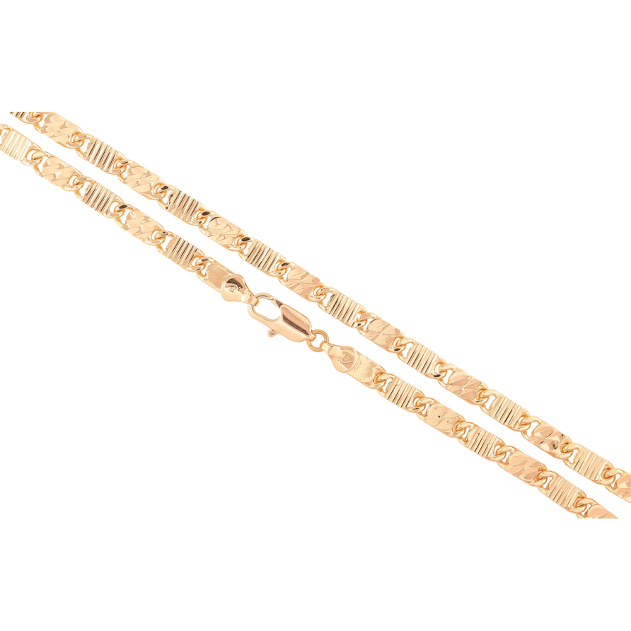 Ланцюжок Xuping M&L Колір 18К «Плетіння Морський ланцюг з візерунком» довжина 41см х 5.5мм фото №1