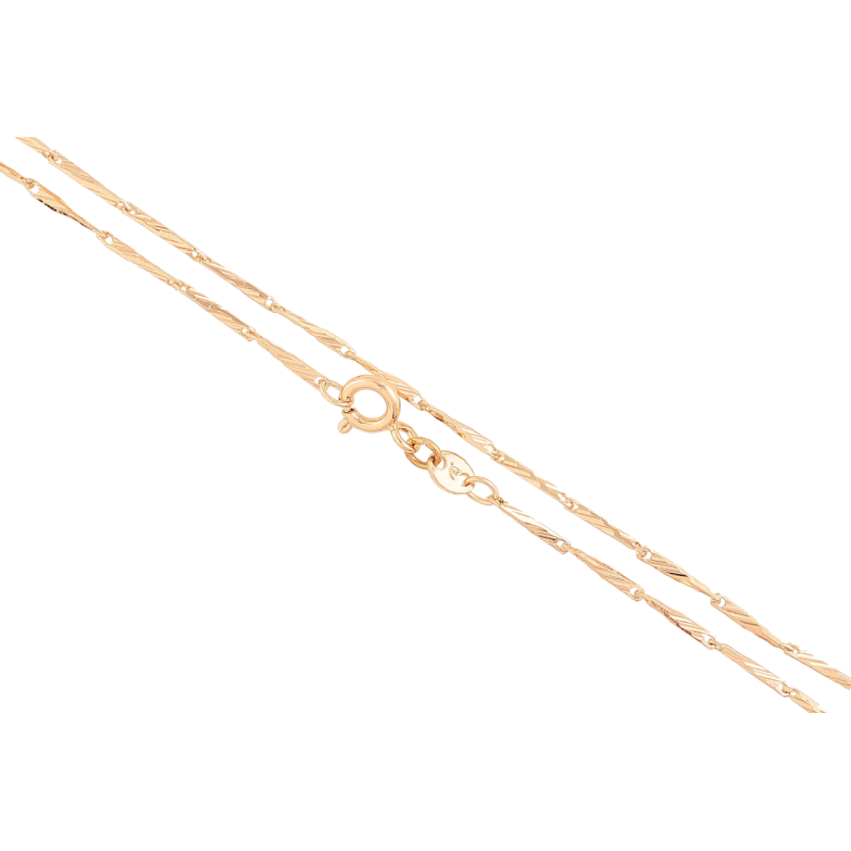 Цепочка Xuping M&L Цвет 18К Плетение Фантазийное длина 48см х 1мм фото №2