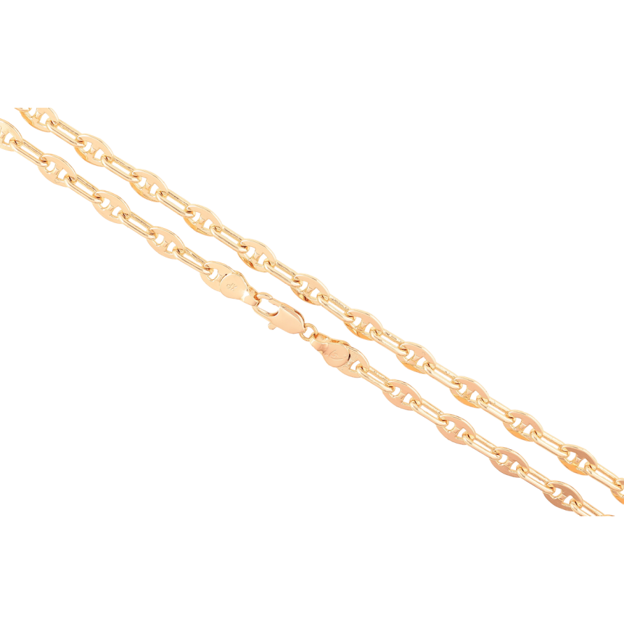 Ланцюжок Xuping M&L Колір 18К «Плетіння Фантазійне довжина 45см х 6мм фото №1