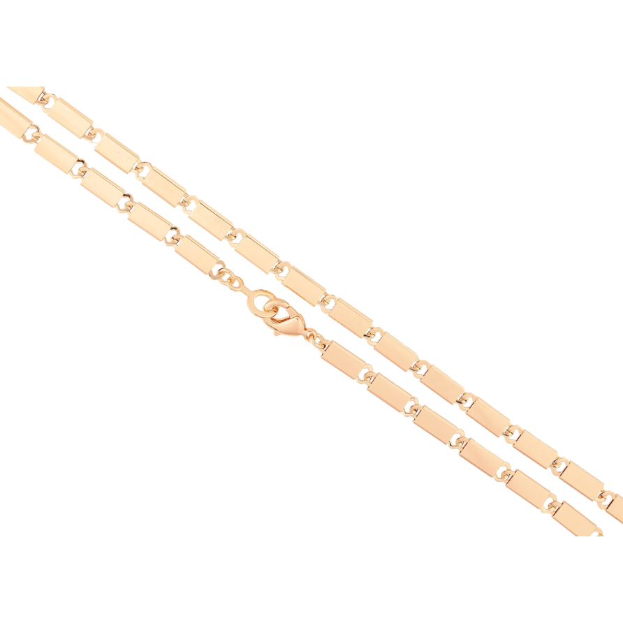 Ланцюжок Xuping M&L Колір 18К «Плетіння Злитки довжина 45см х 4мм фото №1