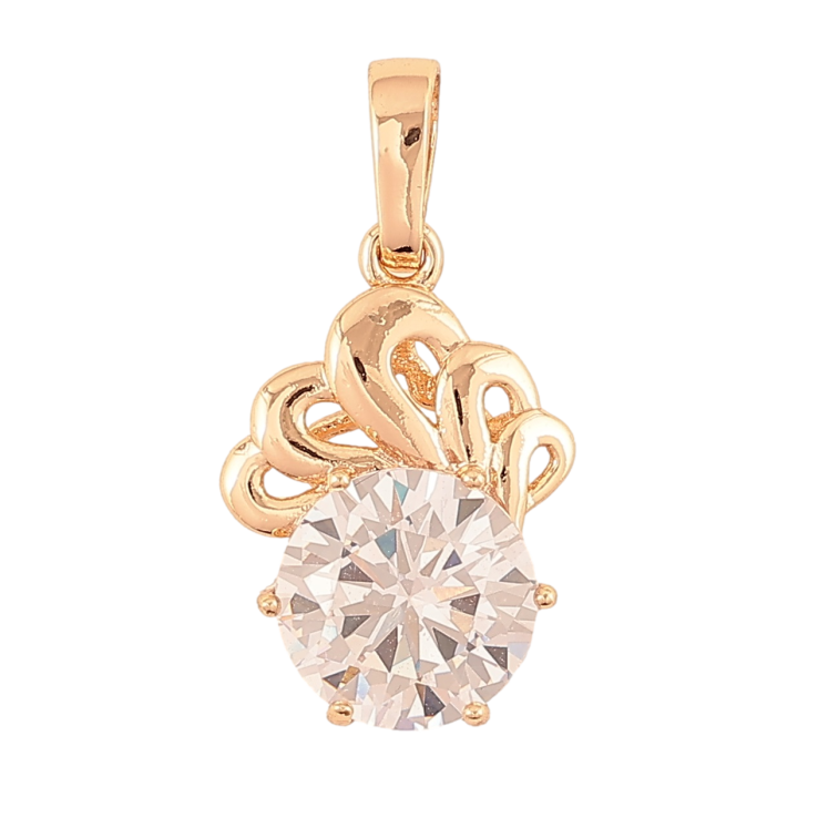 Кулон Xuping M&L Цвет 18K Декоративный узор с кристаллом для цепочки до 6мм фото №17