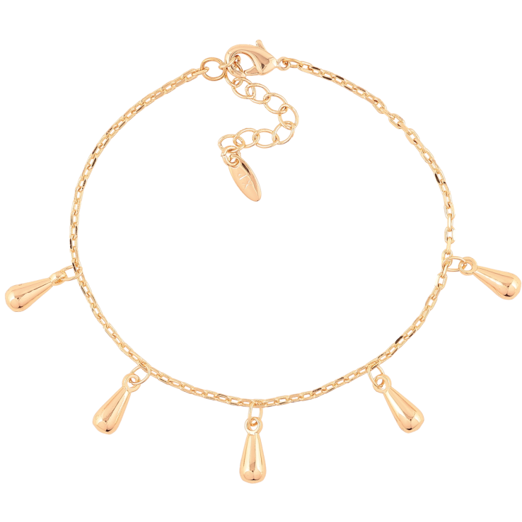 Браслет Xuping M&L Колір 18K «Ланцюжок з підвісками довжина з доп.ланцюжком 17-20см х 1.5мм фото №23