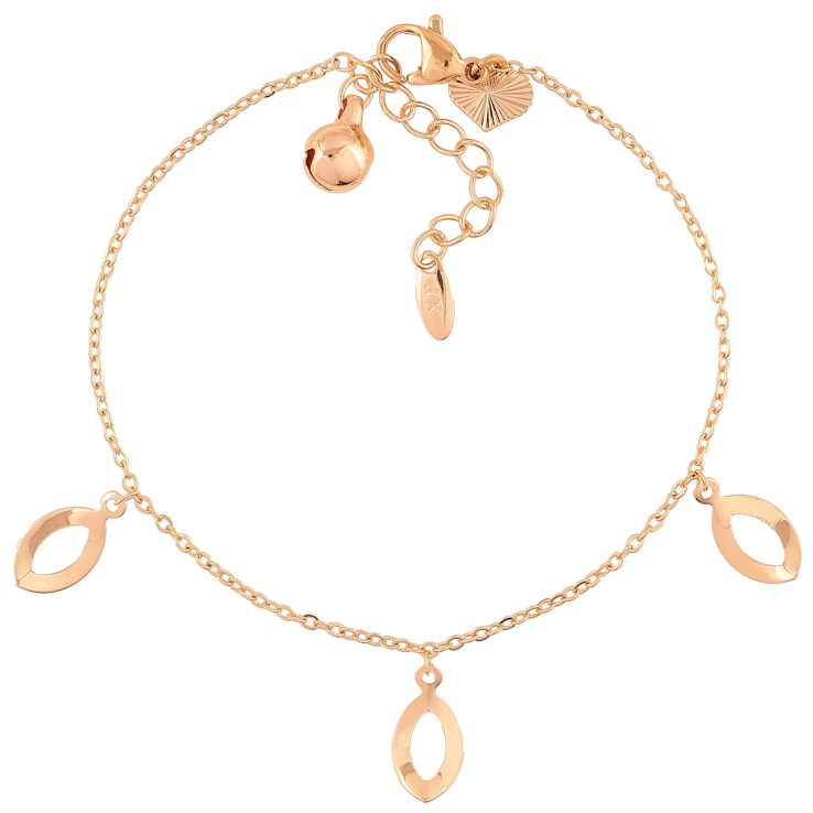 Браслет Xuping M&L Колір 18K «Ланцюжок з підвісками довжина з доп.ланцюжком 17.5-20см х 1мм фото №21