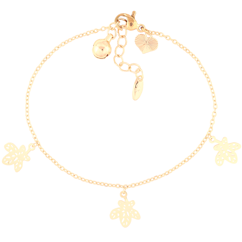 Браслет Xuping M&L Колір 18K «Ланцюжок з підвісками довжина з доп.ланцюжком 17.5-19.5см х 1мм фото №1