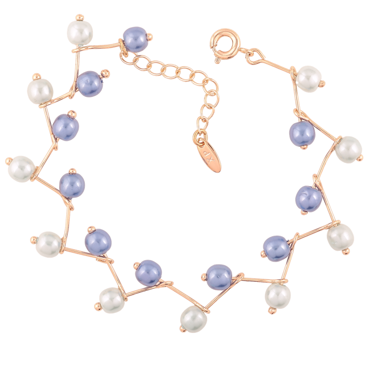 Браслет Xuping M&L Колір 18K «Різнокольорові намистини довжина з доп.ланцюжком 16-19см х 13мм фото №19