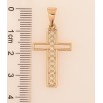 Кулон Xuping Позолота 18K Крест с цирконием для цепочки до 7мм фото №2 Кулон Xuping Позолота 18K Крест с цирконием для цепочки до 7мм фото №2