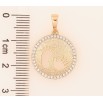 Кулон Xuping Позолота 18K Долонька з ніжкою в колечку цирконію для ланцюжка до 6мм фото №2 Кулон Xuping Позолота 18K Долонька з ніжкою в колечку цирконію для ланцюжка до 6мм фото №2