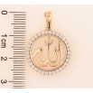 Кулон Xuping Позолота 18K «Мусульманська підвіска з написом Аллах» для ланцюжка до 6мм фото №2