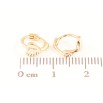 Сережки Xuping Позолота 18K колечка «Сердечка» фото №2