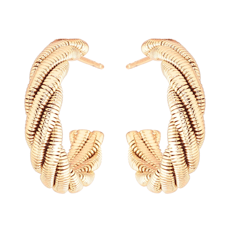 Серьги Xuping Позолота 18K пусеты Декоративные дуги фото №3