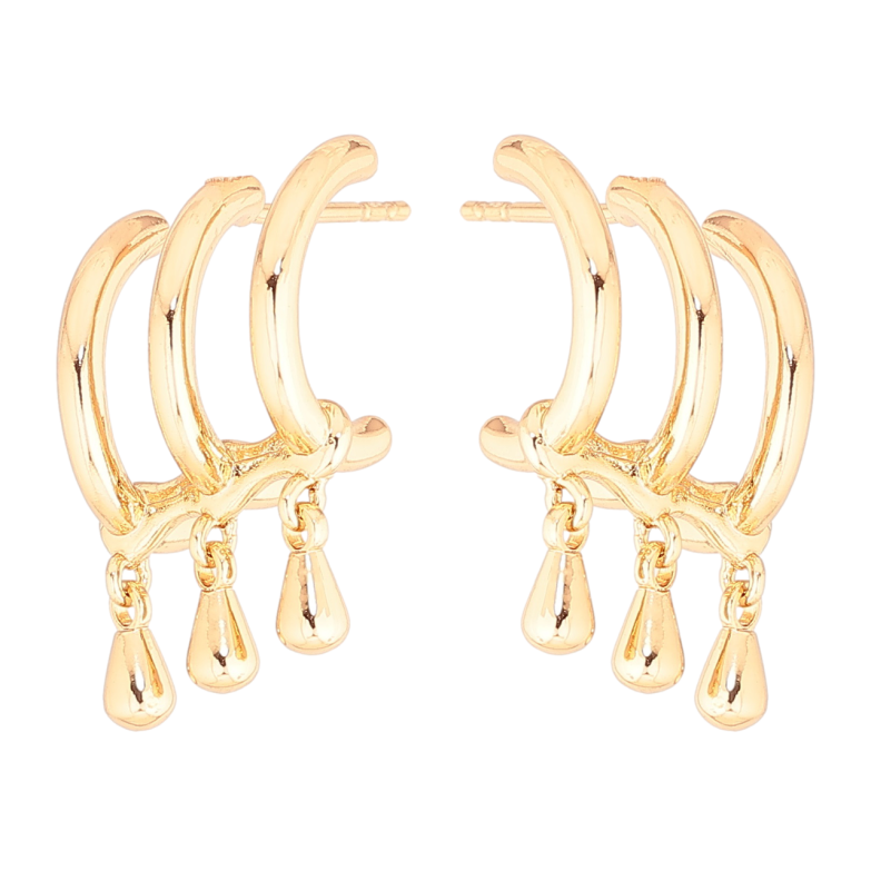 Серьги Xuping Позолота 18K пусеты Декоративные подвески фото №1