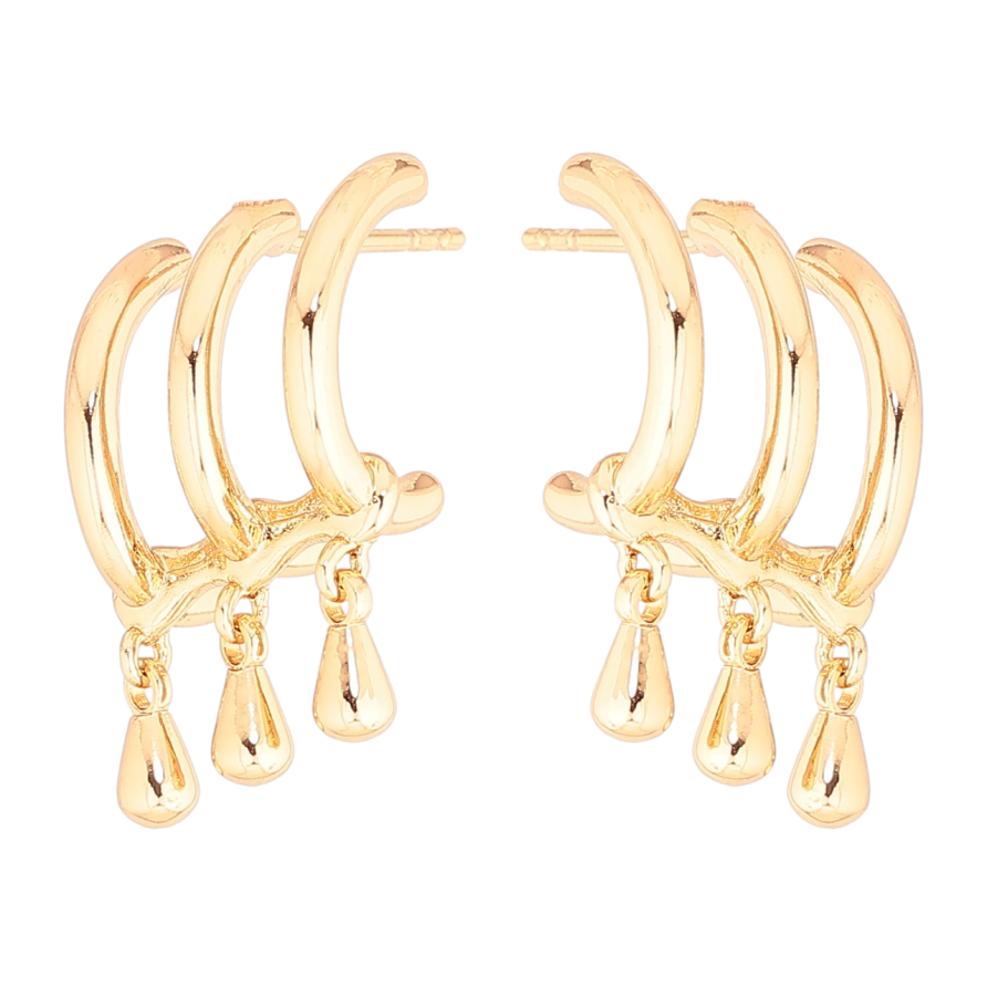Серьги Xuping Позолота 18K пусеты Декоративные подвески фото №1