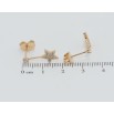 Серьги Xuping Позолота 18K пусеты Звёздочки фото №2