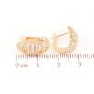 Серьги Xuping Позолота 18K английский замок Инкрустация цирконием фото №2
