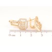 Сережки Xuping Позолота 18K англійський замок «Інкрустація цирконієм» фото №2