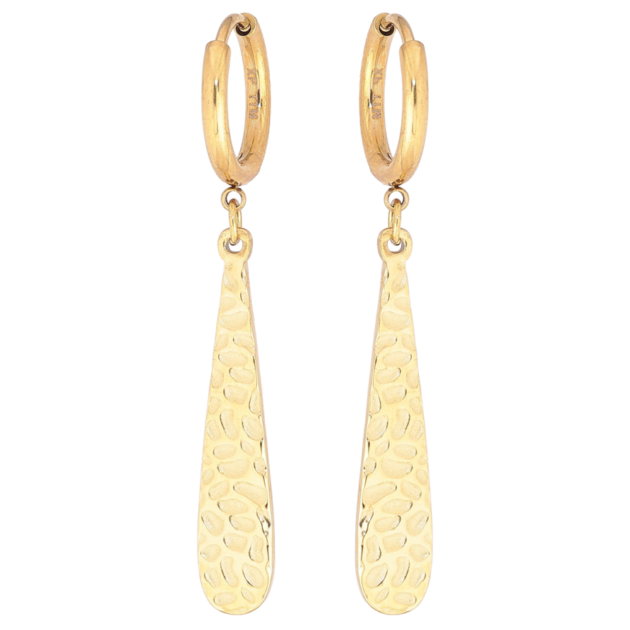 Серьги Xuping TTM Stainless Steel цвет 14К подвески на колечках Декоративные подвески фото №1