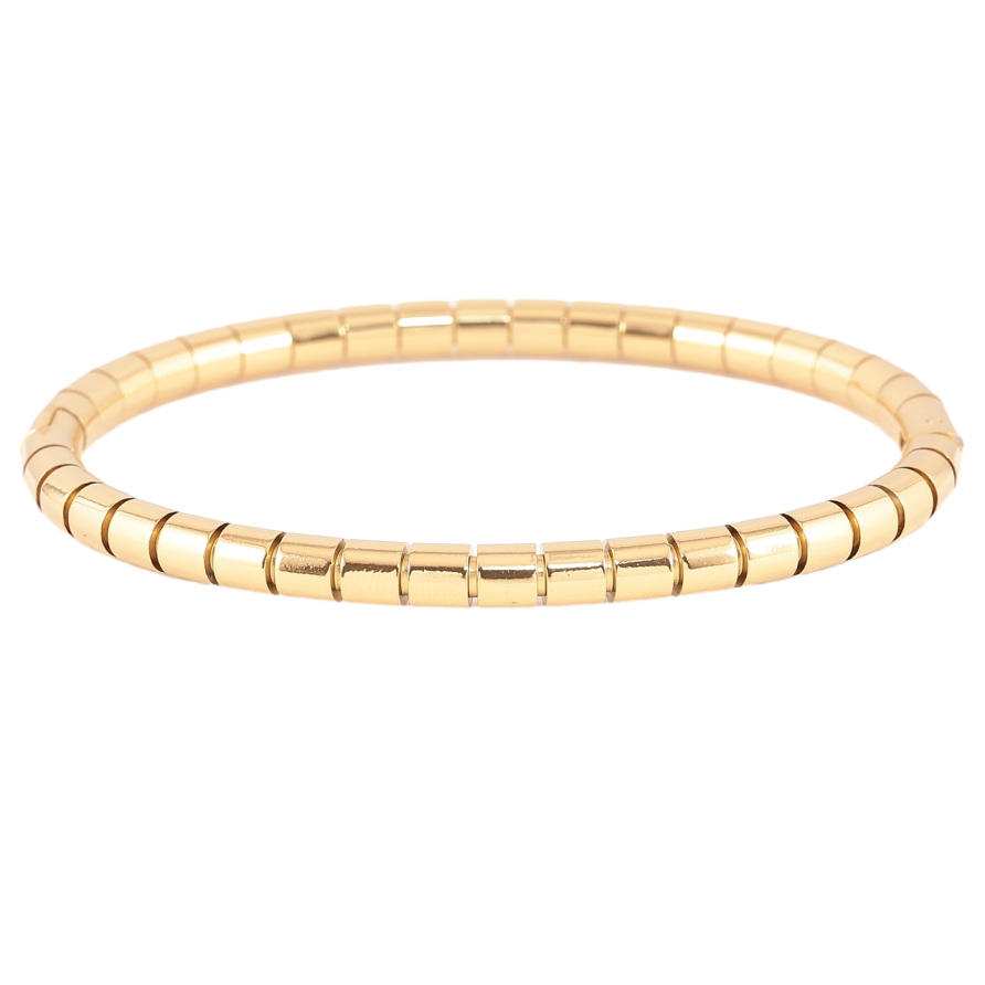 Браслет Xuping ТТМ Stainless Steel колір 14К «Декоративний візерунок» ø 6см фото №1