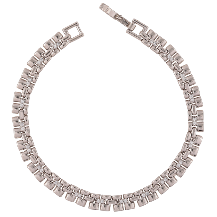 Браслет Xuping Родій «Декоративний браслетний орнамент» розмір 19.5см х 6мм фото №9