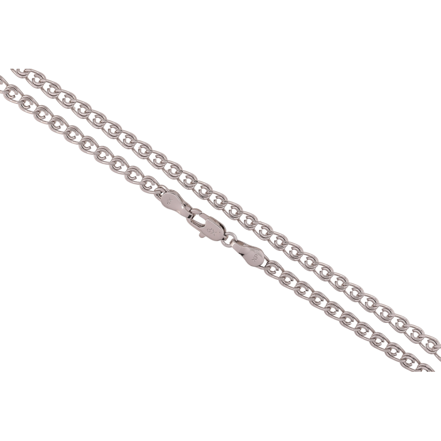 Ланцюжок Xuping Родій «Плетіння Лав» довжина 60см х 4мм фото №1